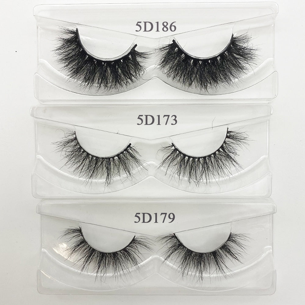 Wholesale 20/30/40/50Pairs Eyelashes 3D Mink Lashes