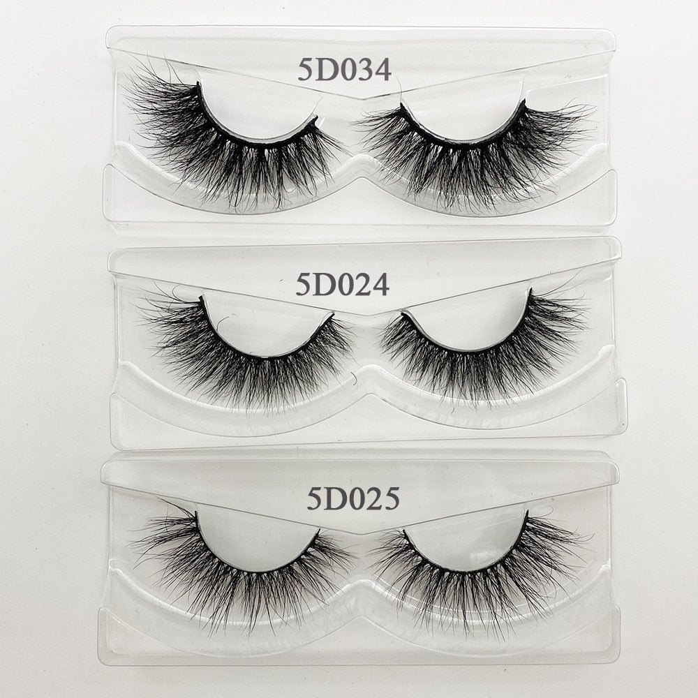 Wholesale 20/30/40/50Pairs Eyelashes 3D Mink Lashes