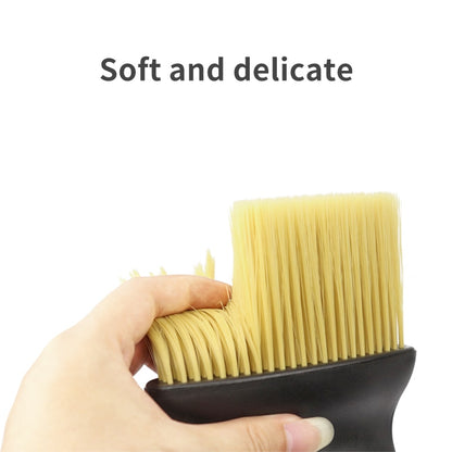 Soft Neck Duster Brush Salon Hairdressing Broken Hair Brush For Hair Cleaning