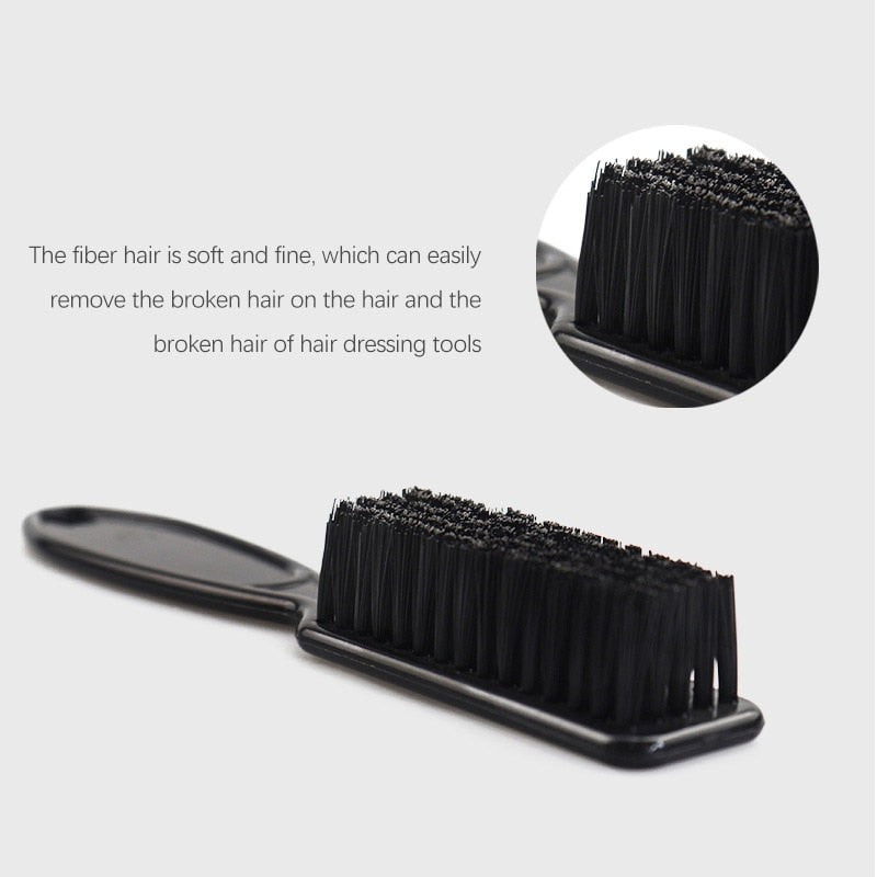 Black Small Vintage Oil Head Shape Carving Cleaning Brush