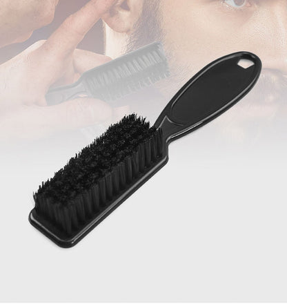 Black Small Vintage Oil Head Shape Carving Cleaning Brush