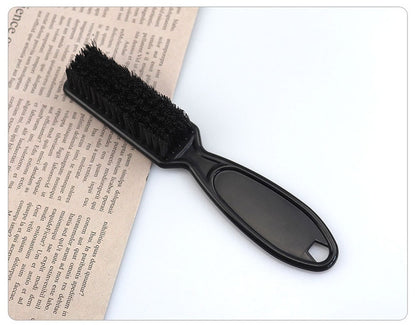 Black Small Vintage Oil Head Shape Carving Cleaning Brush