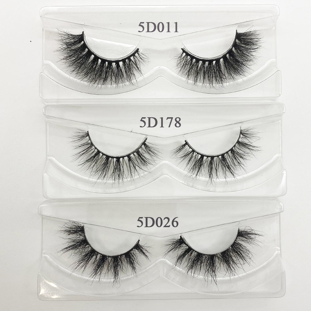 Wholesale 20/30/40/50Pairs Eyelashes 3D Mink Lashes