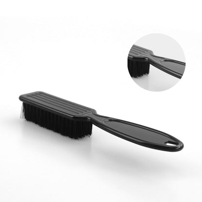 Black Small Vintage Oil Head Shape Carving Cleaning Brush