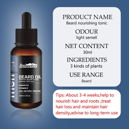 30ml Natural Effective Beard/Hair Growth Essential Oil