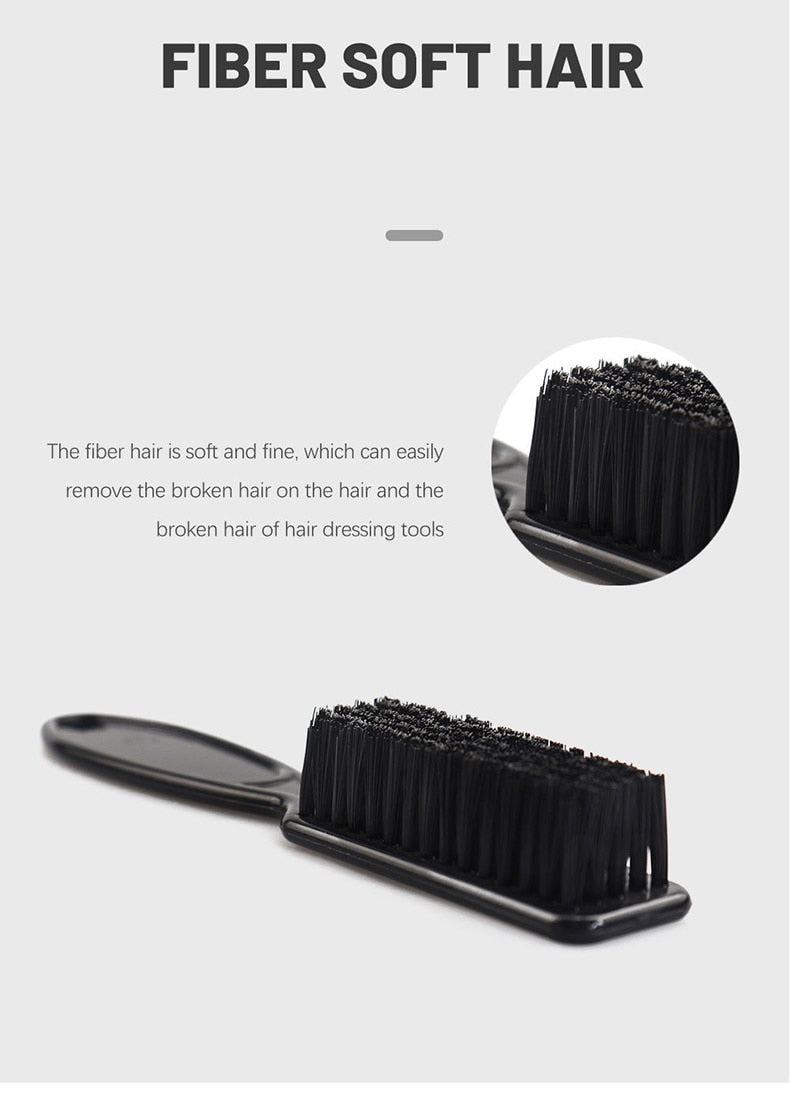 Black Small Vintage Oil Head Shape Carving Cleaning Brush