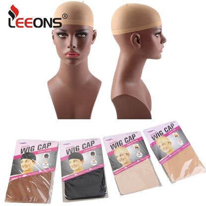 10Pack(20pcs) Wig Cap Elastic Nylon Stocking Caps Stretchy Stocking Wig Caps Breathable For Girls Women