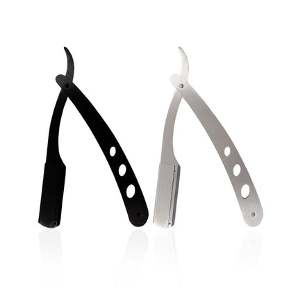 Straight Edge Barber Razor  Beard Shaving And Care Replaceable Blades