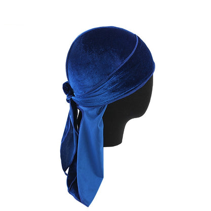 Unisex Long Men Women Velvet Breathable Durag