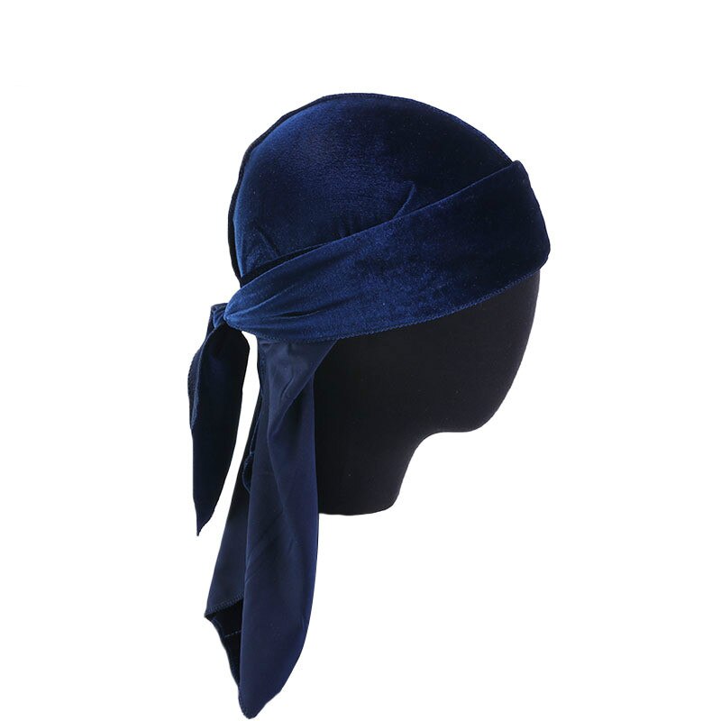 Unisex Long Men Women Velvet Breathable Durag