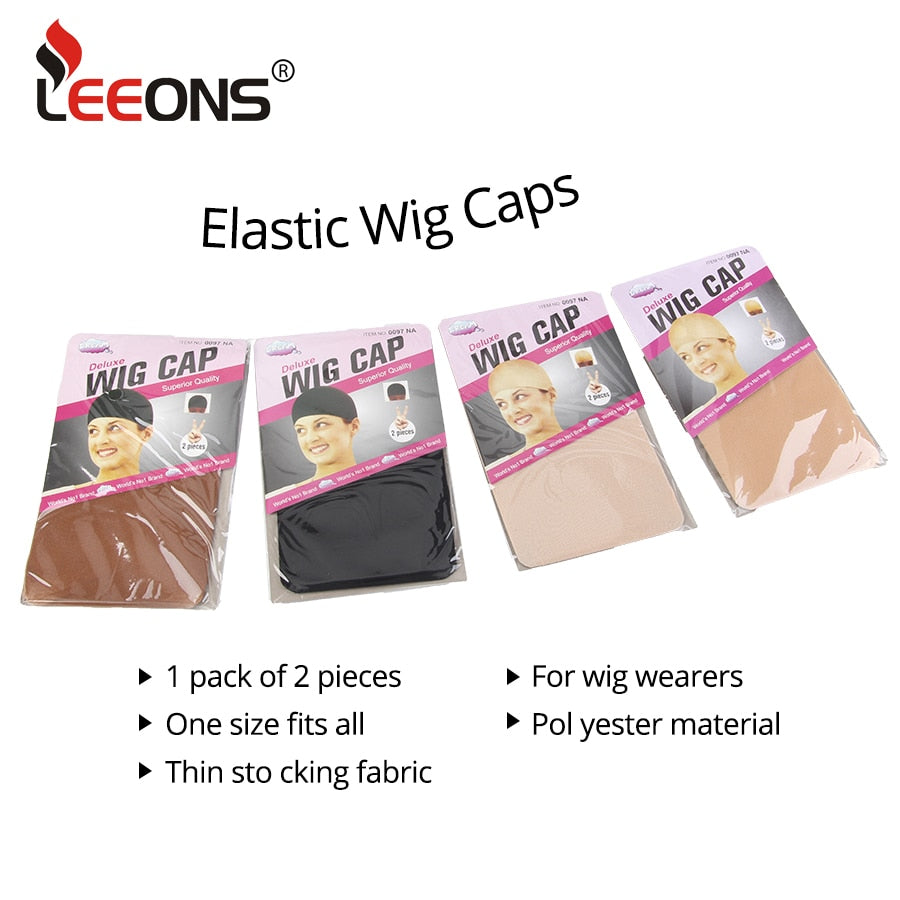 10Pack(20pcs) Wig Cap Elastic Nylon Stocking Caps Stretchy Stocking Wig Caps Breathable For Girls Women