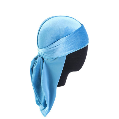 Unisex Long Men Women Velvet Breathable Durag