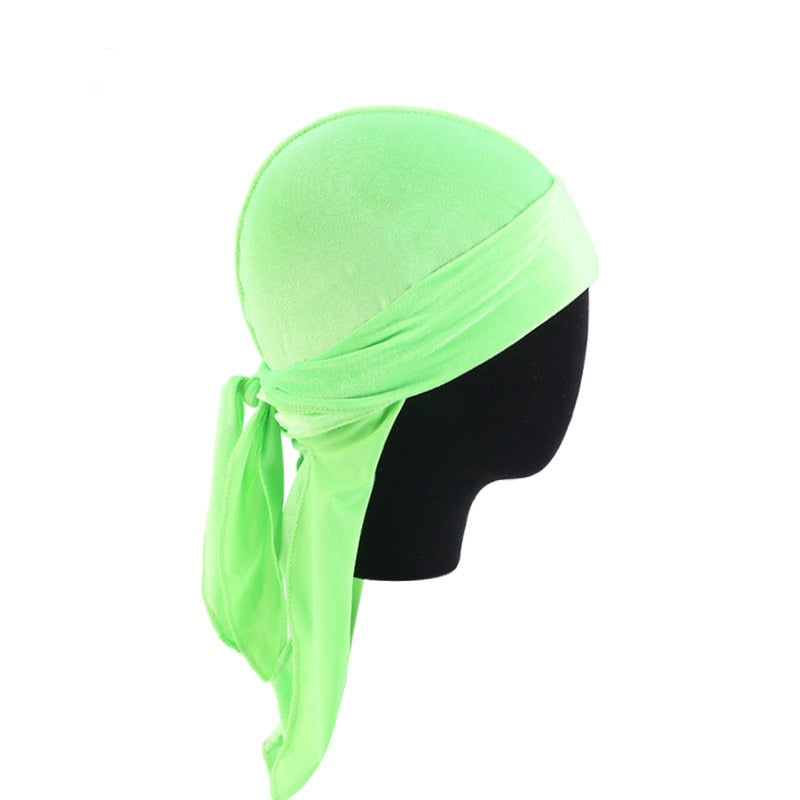 Unisex Long Men Women Velvet Breathable Durag