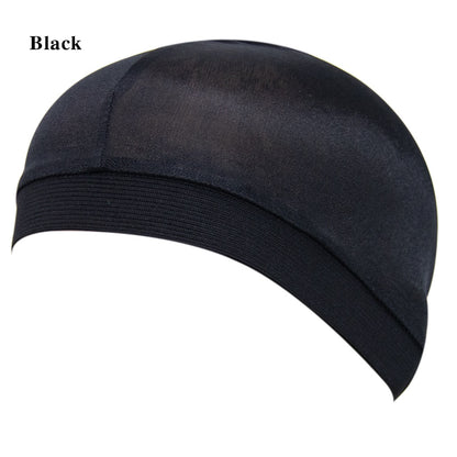 Solid Color Wave Caps With Durag for Men/Women Headwear Soft Elastic Breathable Beanie