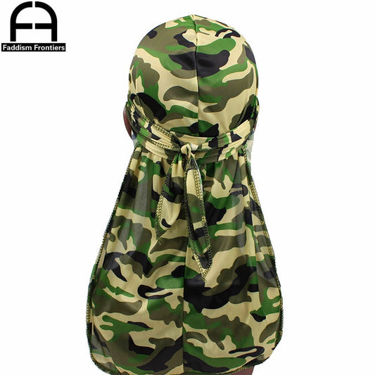 Fashion Camo Men's Silky Durags