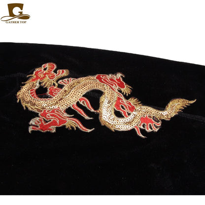 Fashion Unisex Dragon Pattern Velvet Durags Wavey Headwear