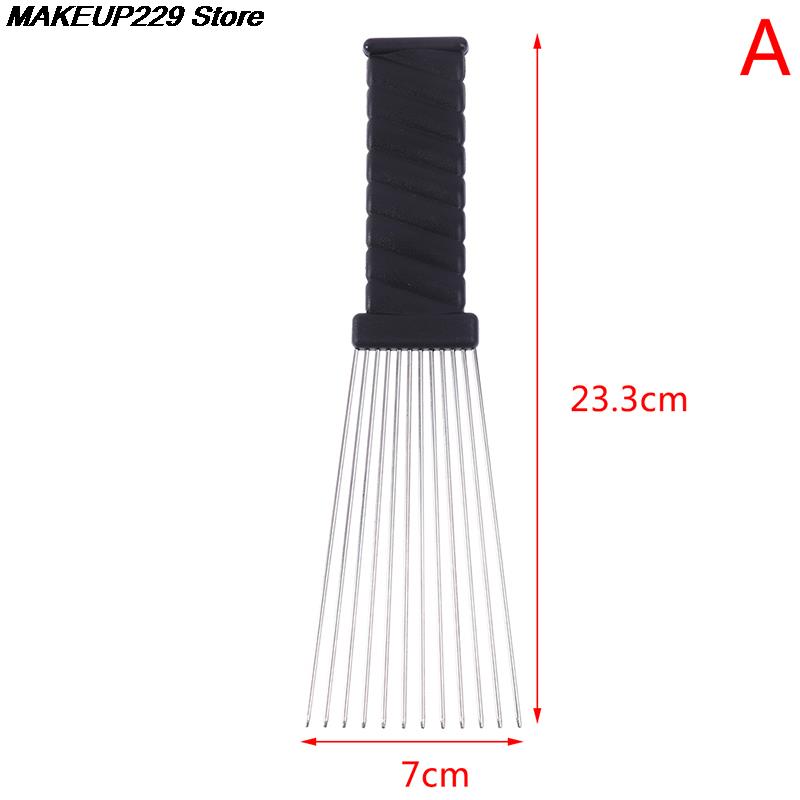 Black Fist Afro Metal Comb African Hair Pik Comb Brush Salon Hairdressing Hairstyle Styling Tool Hair Accessories