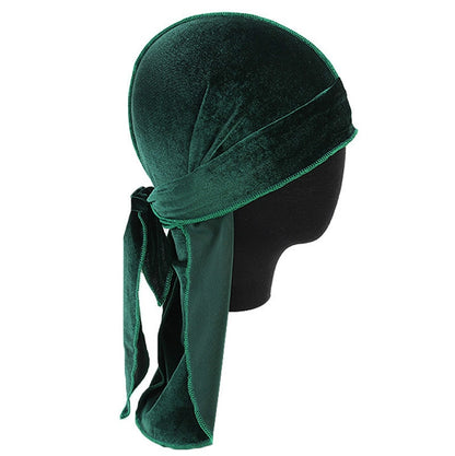 Unisex Long Men Women Velvet Breathable Durag