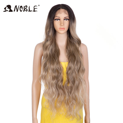 e Lace Wig Synthetic Wigs For Women 36Inch Lace Wig Wavy Wig Natural Hair Synthetic Wig Cosplay Synthetic Lace Front Wig