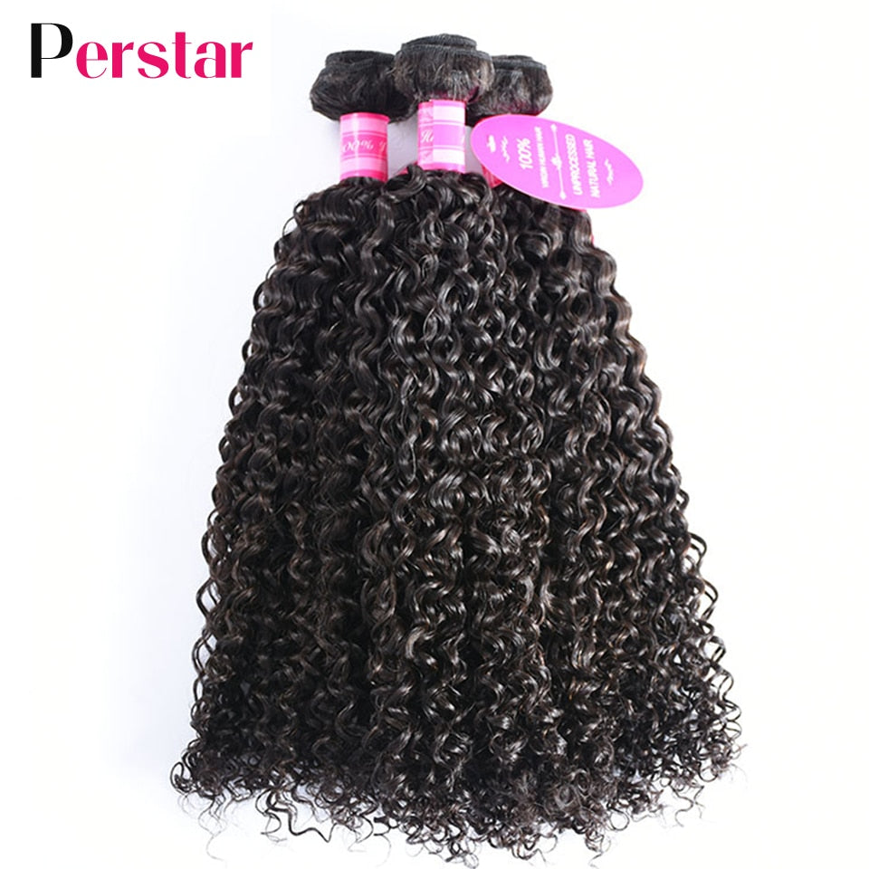 Hair Bundles Human Hair Kinky Curly Bundles Human Hair Weave Bundles Remy Brazilian Hair 1/3/4 pcs Extensions 8-28 Inch