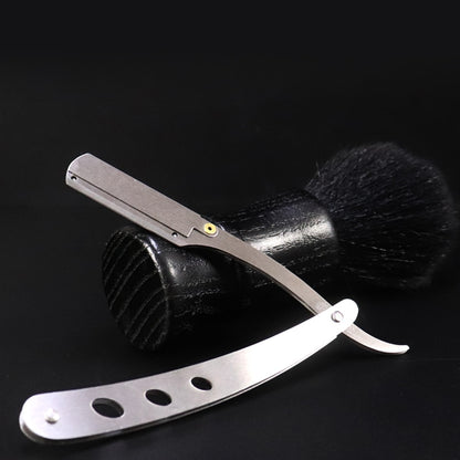 Straight Edge Barber Razor  Beard Shaving And Care Replaceable Blades