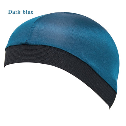 Solid Color Wave Caps With Durag for Men/Women Headwear Soft Elastic Breathable Beanie