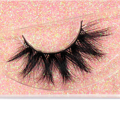 Mink Lashes Fluffy Dramatic Wispy False Fake Eyelashes Cross Lash Extension Natural Soft 3D Mink