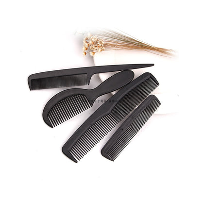 7pcs/set Black Barber Accessories Set Detangling Hair Brush Styling Comb Straightener High Quality Hair Comb