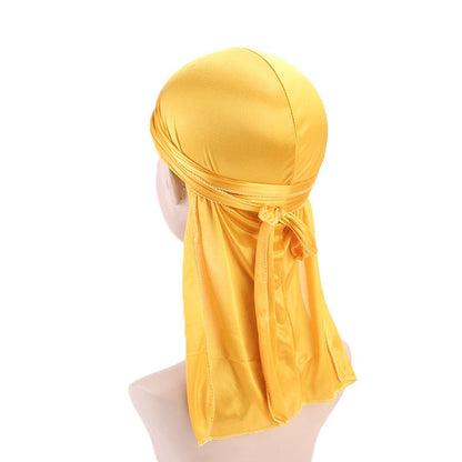 Unisex Men Women Silk Durag Headwear