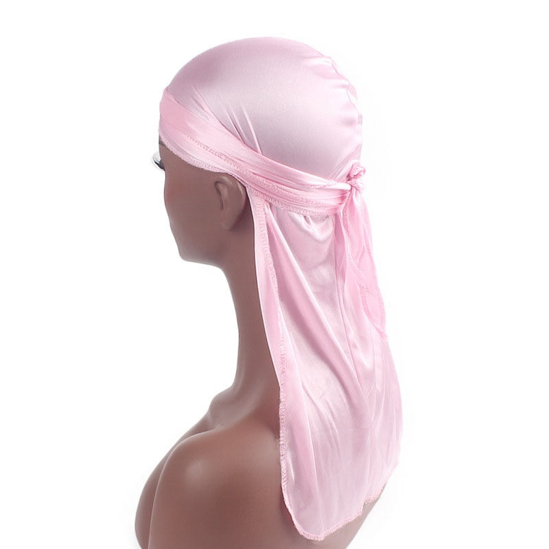 Unisex Men Women Silk Durag Headwear