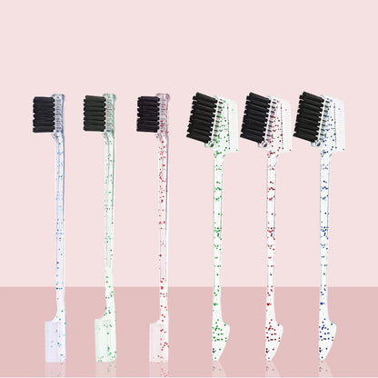 Edge Brush Comb Vendor Double Sided 3 in 1 Edge Control Brush For Baby Hair Salon Hair Comb Brushes