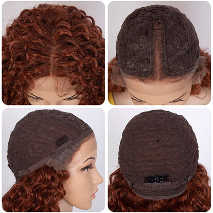 Synthetic Lace Front Wig 30 Inch Long Curly Hair Wigs Lace Front Afro Kinky Curly Lace Wigs For Women Lace Front Wig