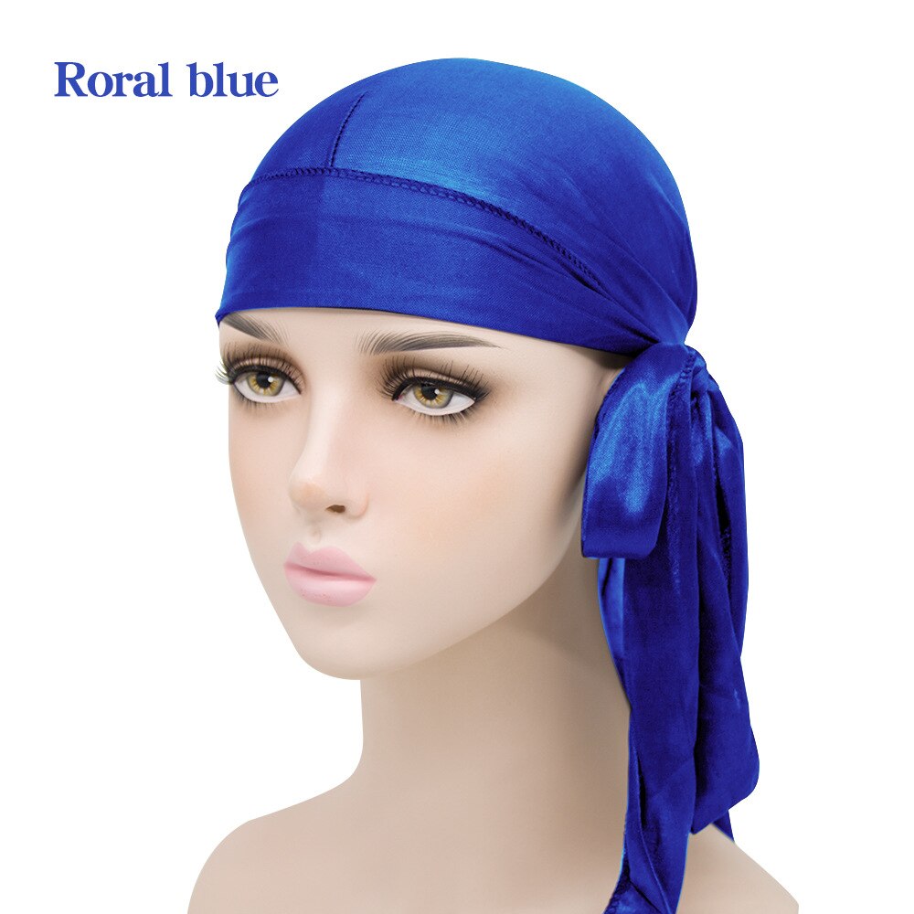 Unisex Men Women Silk Durag Headwear