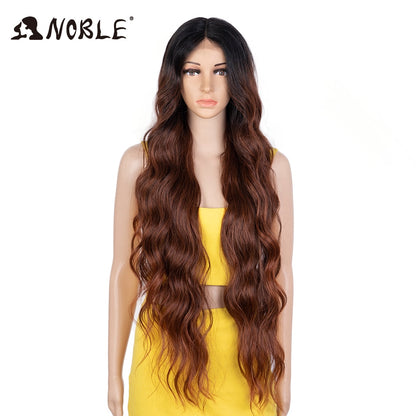 e Lace Wig Synthetic Wigs For Women 36Inch Lace Wig Wavy Wig Natural Hair Synthetic Wig Cosplay Synthetic Lace Front Wig