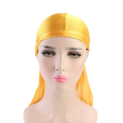 Unisex Men Women Silk Durag Headwear