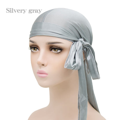 Unisex Men Women Silk Durag Headwear