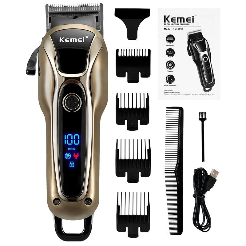 Clipper Rechargeable Electric Hair Cutting Machine Professional Barber Trimmer Electr Shaver Cordless Finishing Blade