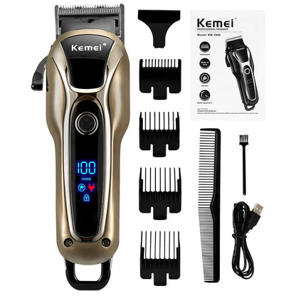 Clipper Rechargeable Electric Hair Cutting Machine Professional Barber Trimmer Electr Shaver Cordless Finishing Blade