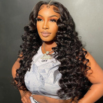 Loose Deep Wave Wigs Human Hair 32Inch Lace Frontal Human Hair Wigs 5x5 Loose Wave Closure Wigs 13x6 Lace Frontal Wigs