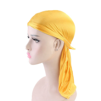 Unisex Men Women Silk Durag Headwear