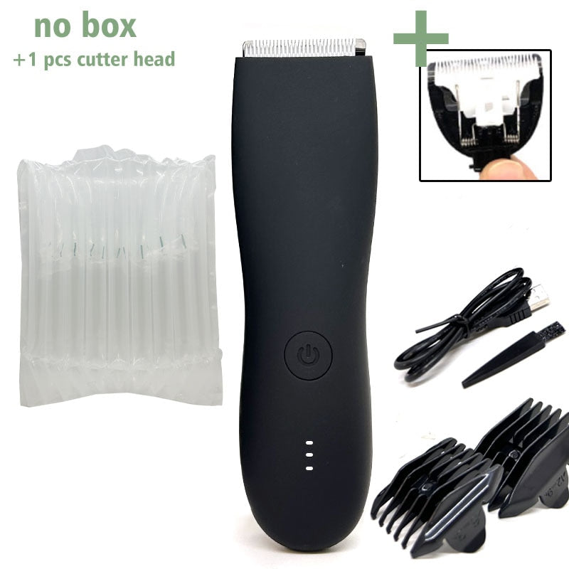 Waterproof Body Hair Trimmer Shaver for Men Trimmer