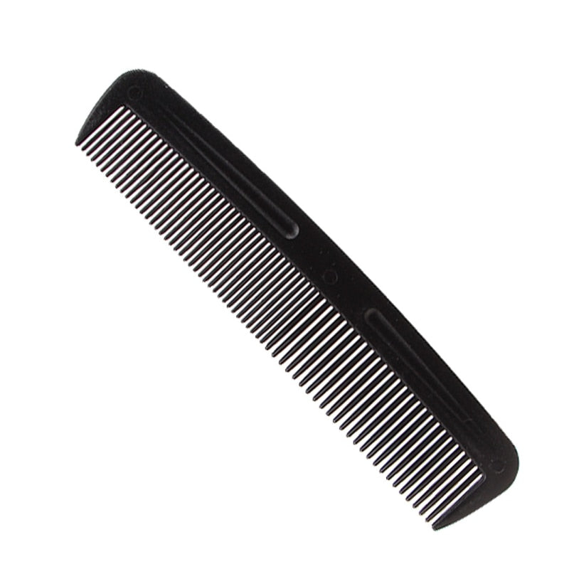 7pcs/set Black Barber Accessories Set Detangling Hair Brush Styling Comb Straightener High Quality Hair Comb