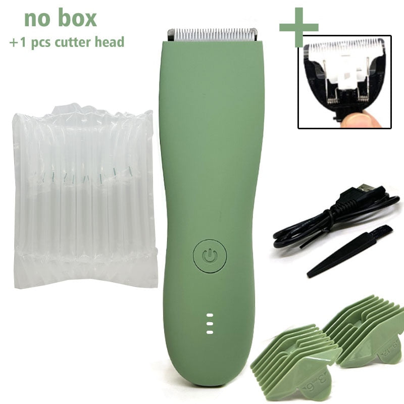 Waterproof Body Hair Trimmer Shaver for Men Trimmer