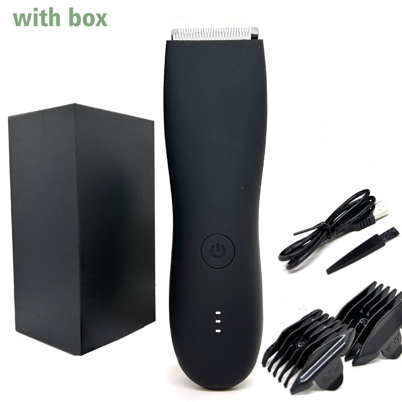 Waterproof Body Hair Trimmer Shaver for Men Trimmer