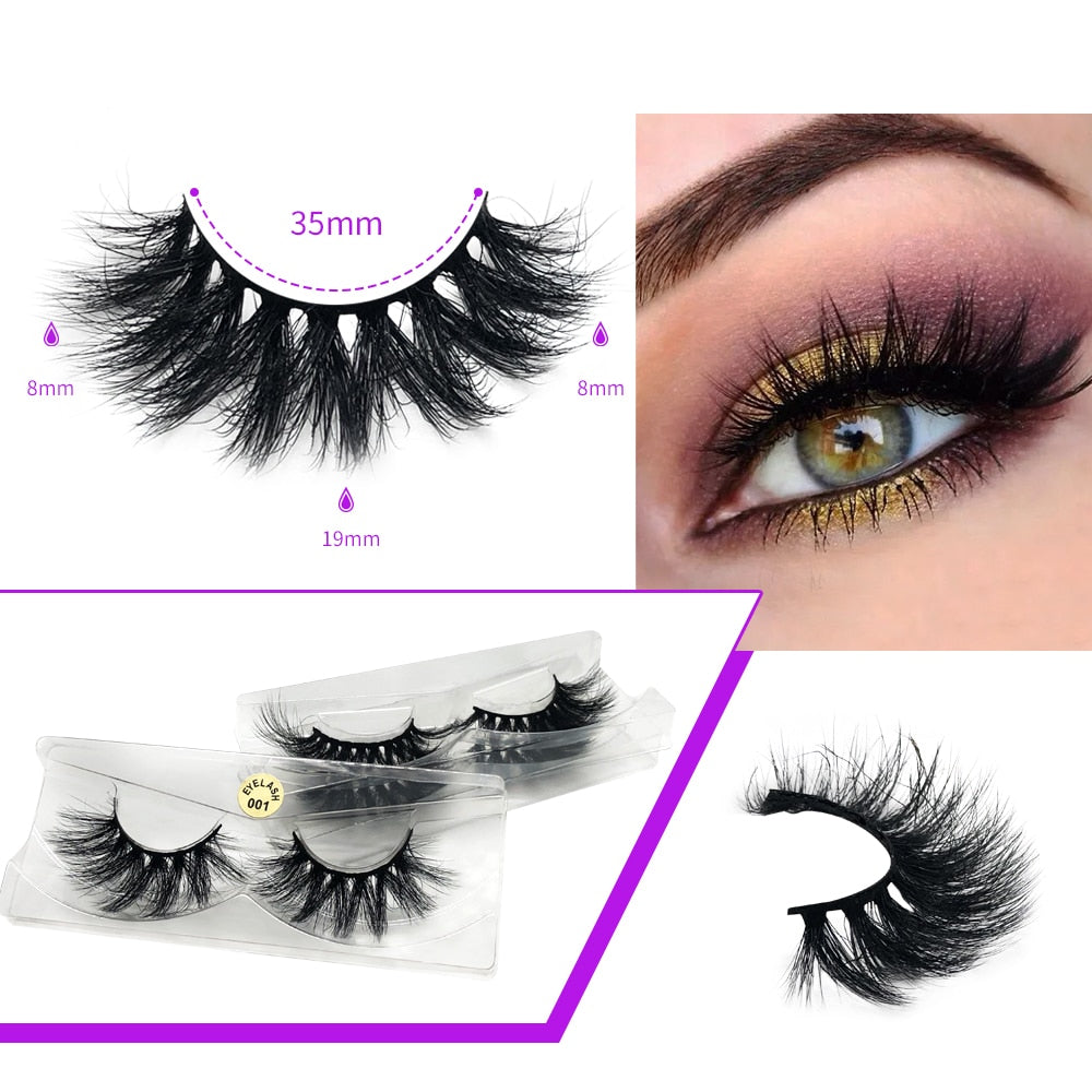 Wholesale 20/30/40/50Pairs Eyelashes 3D Mink Lashes