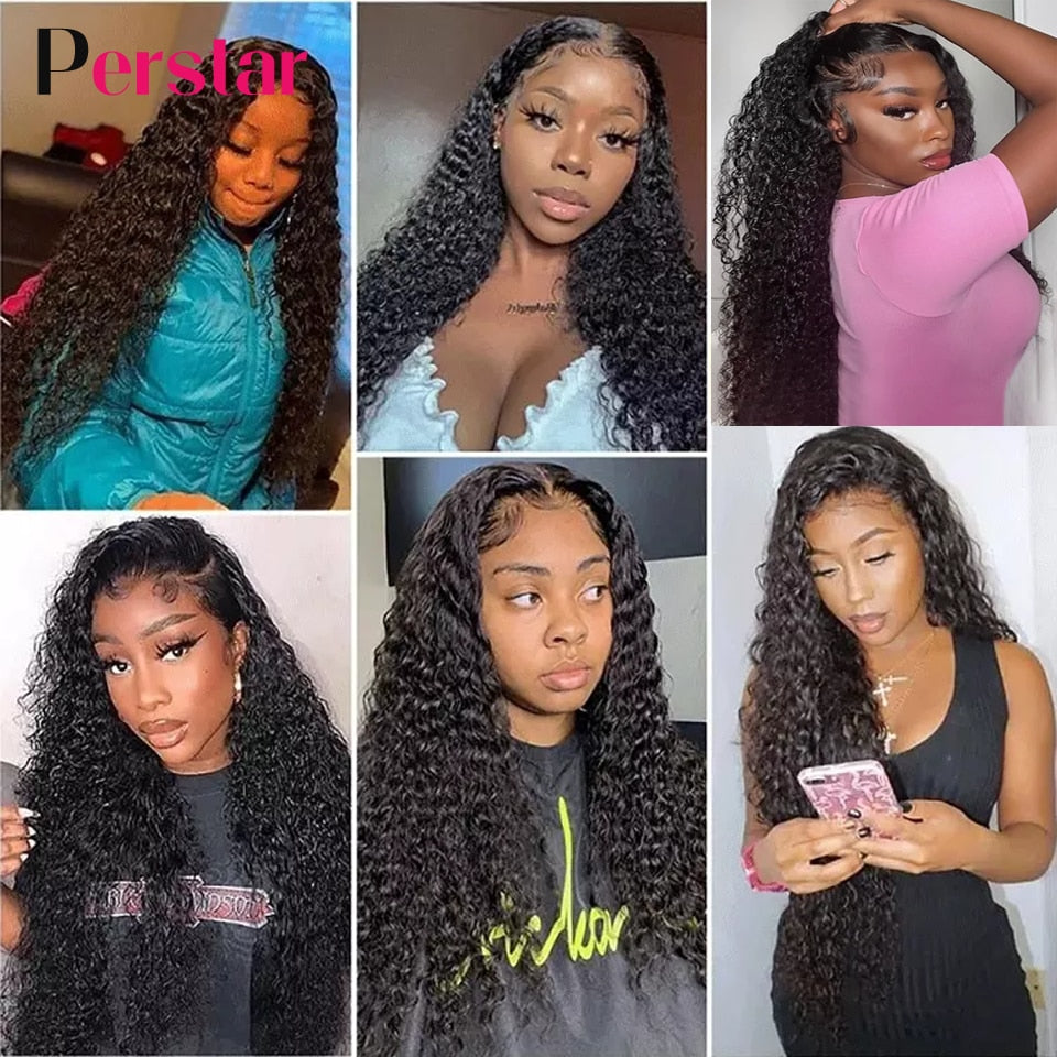 Brazilian Water Wave Bundles Human Hair Weave 1/3/4PCS Curly Bundles Human Hair Extensions Natural