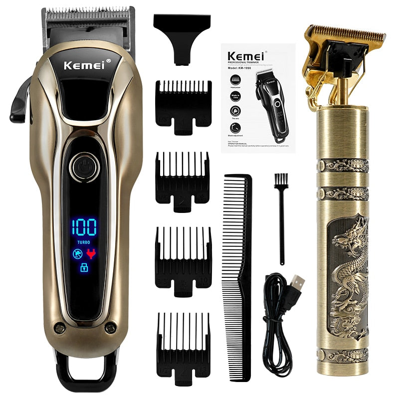 Clipper Rechargeable Electric Hair Cutting Machine Professional Barber Trimmer Electr Shaver Cordless Finishing Blade