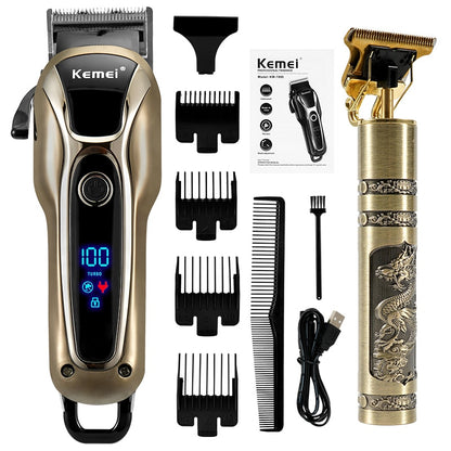 Clipper Rechargeable Electric Hair Cutting Machine Professional Barber Trimmer Electr Shaver Cordless Finishing Blade