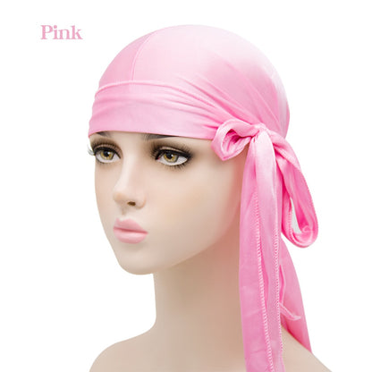 Unisex Men Women Silk Durag Headwear