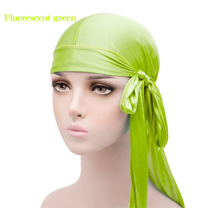 Unisex Men Women Silk Durag Headwear